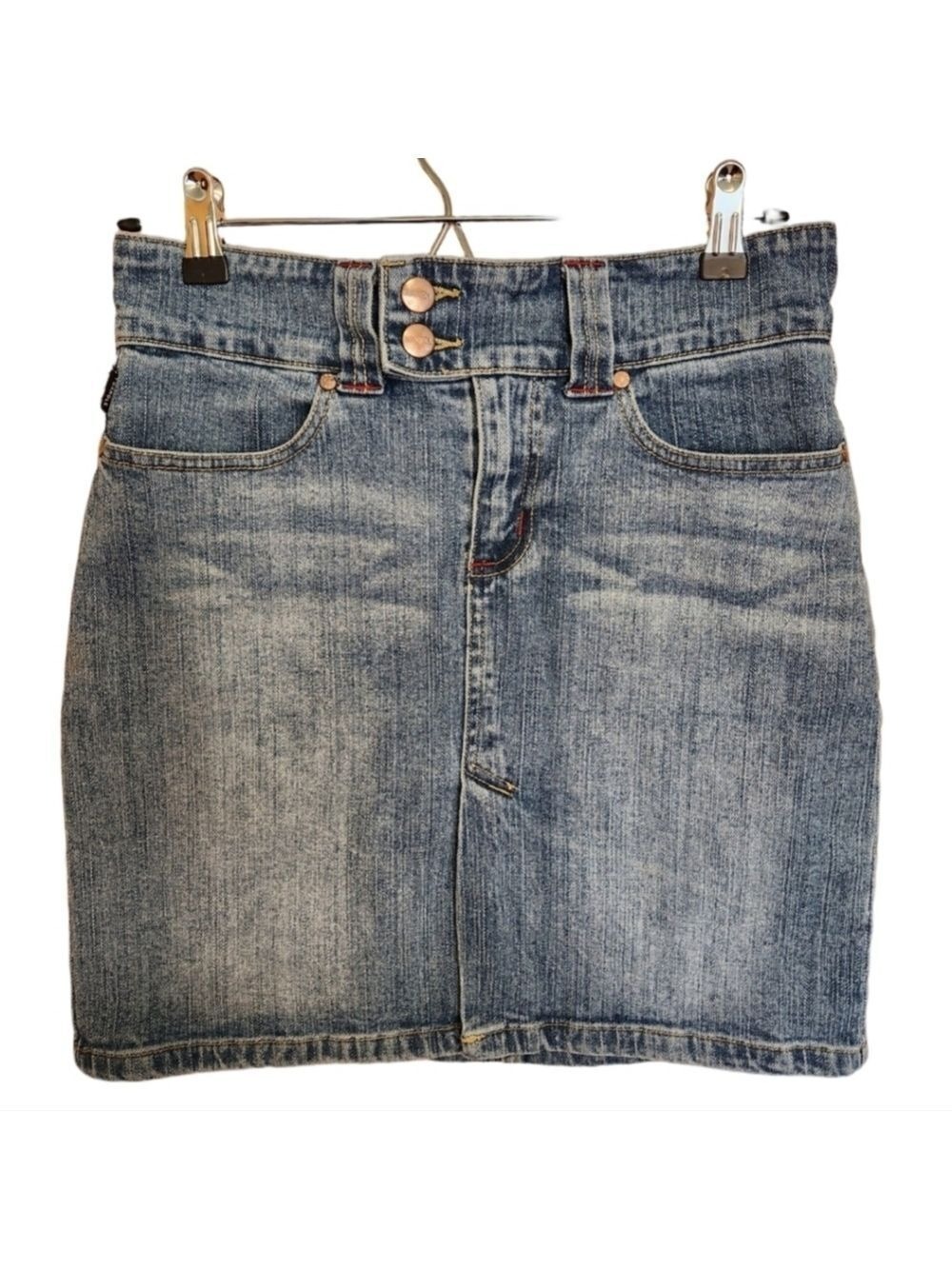 FOXHOLE DENIM JEAN MINI SKIRT EUC SIZE 10